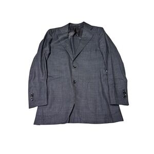 Suitsupply La Spalla Grey Wool Silk Linen Blazer Sport Coat E.Thomas Italy 34R
